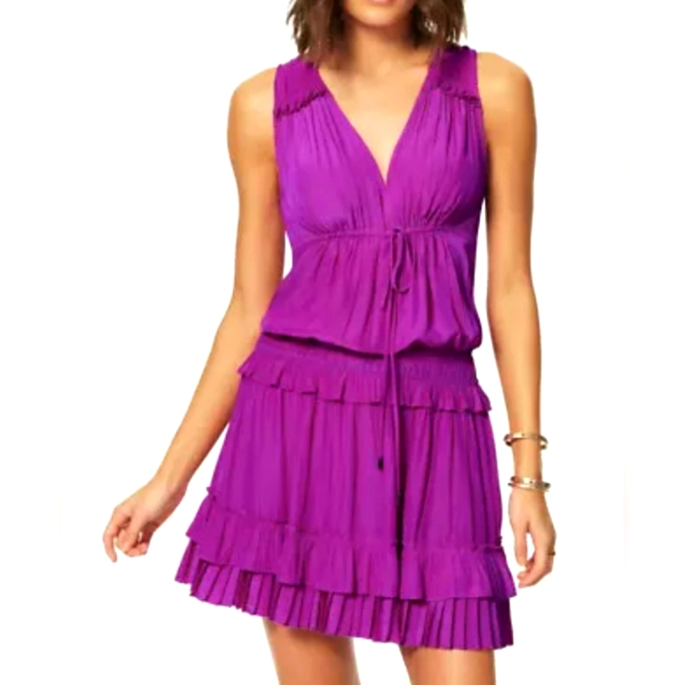 Ramy brrok purple dress